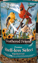 shell less select bird feed